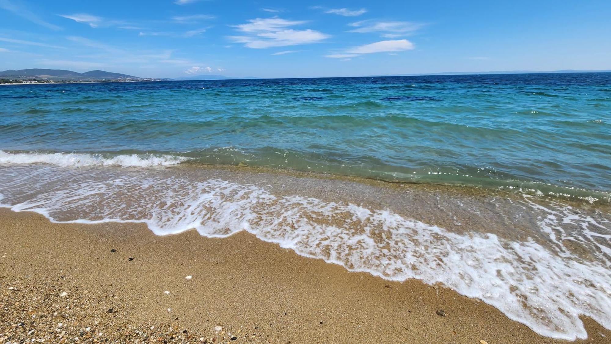 Pine Beach Holiday Home 2 Bedrooms 50 Meters To The Beach Kalyves Polygyrou Экстерьер фото